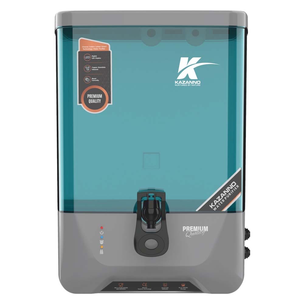 Kazanno Alkaline Water Purifier | GREY Colour 9 Litres