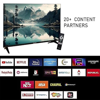 Panasonic 80 cm (32 inches) HD Smart LED TV TH-32PS550DX (Black, Vivid Digital Pro, Dolby Digital, Audio Booster+) Panasonic 80 cm (32 inches) HD Smart LED TV TH-32PS550DX (Black, Vivid Digital Pro, Dolby Digital, Audio Booster+)
