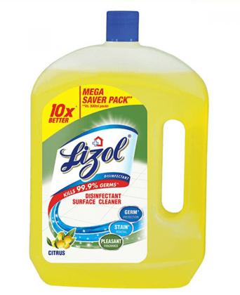 Lizol Floor Cleaner, Citrus, 2 L With Free Harpic Toilet Cleaner, Original, 500 Ml Lizol Floor Cleaner, Citrus, 2 L With Free Harpic Toilet Cleaner, Original, 500 Ml