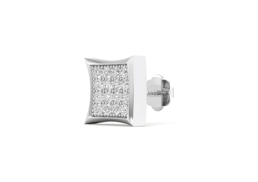 Inverted Grace Ear Stud For Men (1 Pc Only)