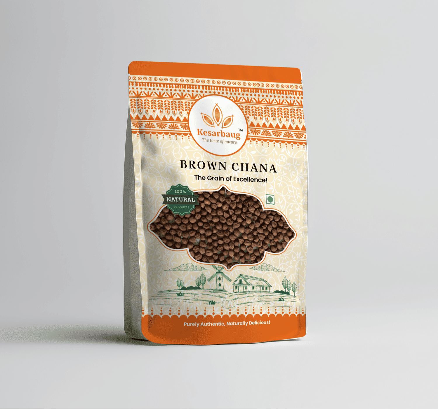 Kesarbaug Chana Brown (Whole), 500 gm