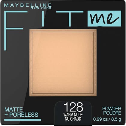 Maybelline New York Fit Me Matte + Poreless Pressed Face Powder Makeup, Warm Nude, 0.28 Ounce-All Skin Type, Cream Maybelline New York Fit Me Matte + Poreless Pressed Face Powder Makeup, Warm Nude, 0.28 Ounce-All Skin Type, Cream - Warm Nude / 8.5 g (Pac