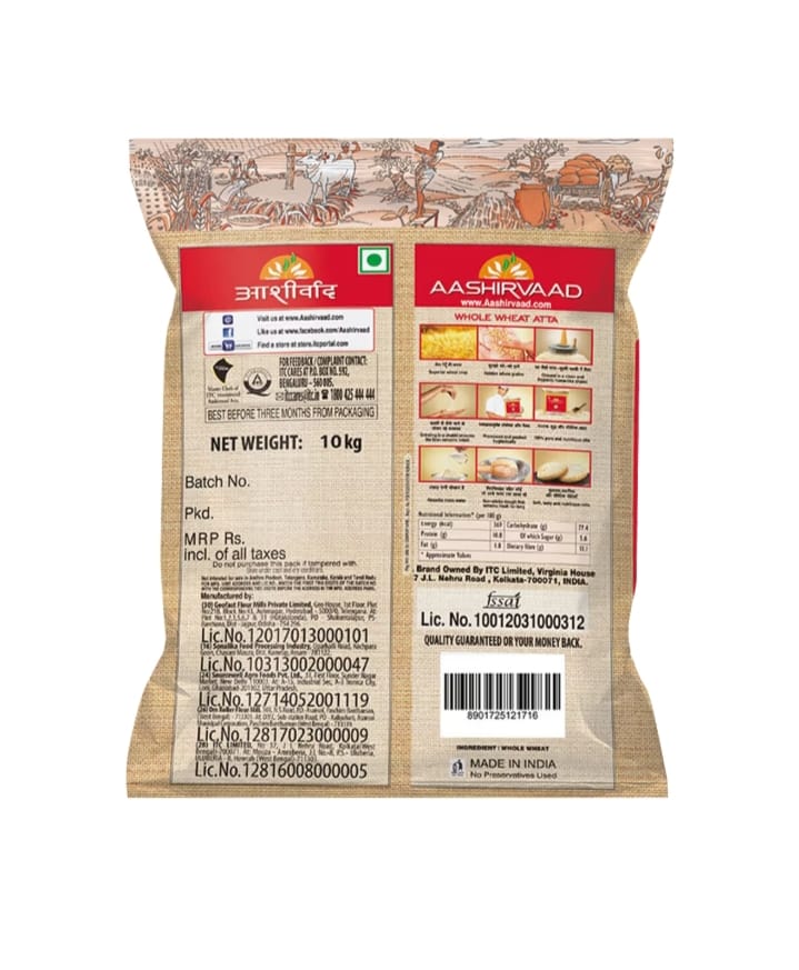 Ashirwad Atta 10kg