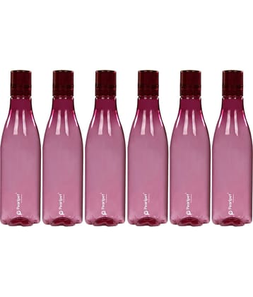 PearlPet THROTTLE-1000ML-WINE-6PCS Wine Plastic Water Bottle 1000 mL ( Set of 6 )