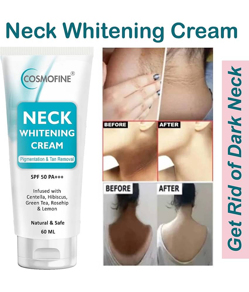 COSMOFINE Neck Whitening Cream Underarm Whitening Night Cream for All Skin Type 60 ml (Pack of 1)