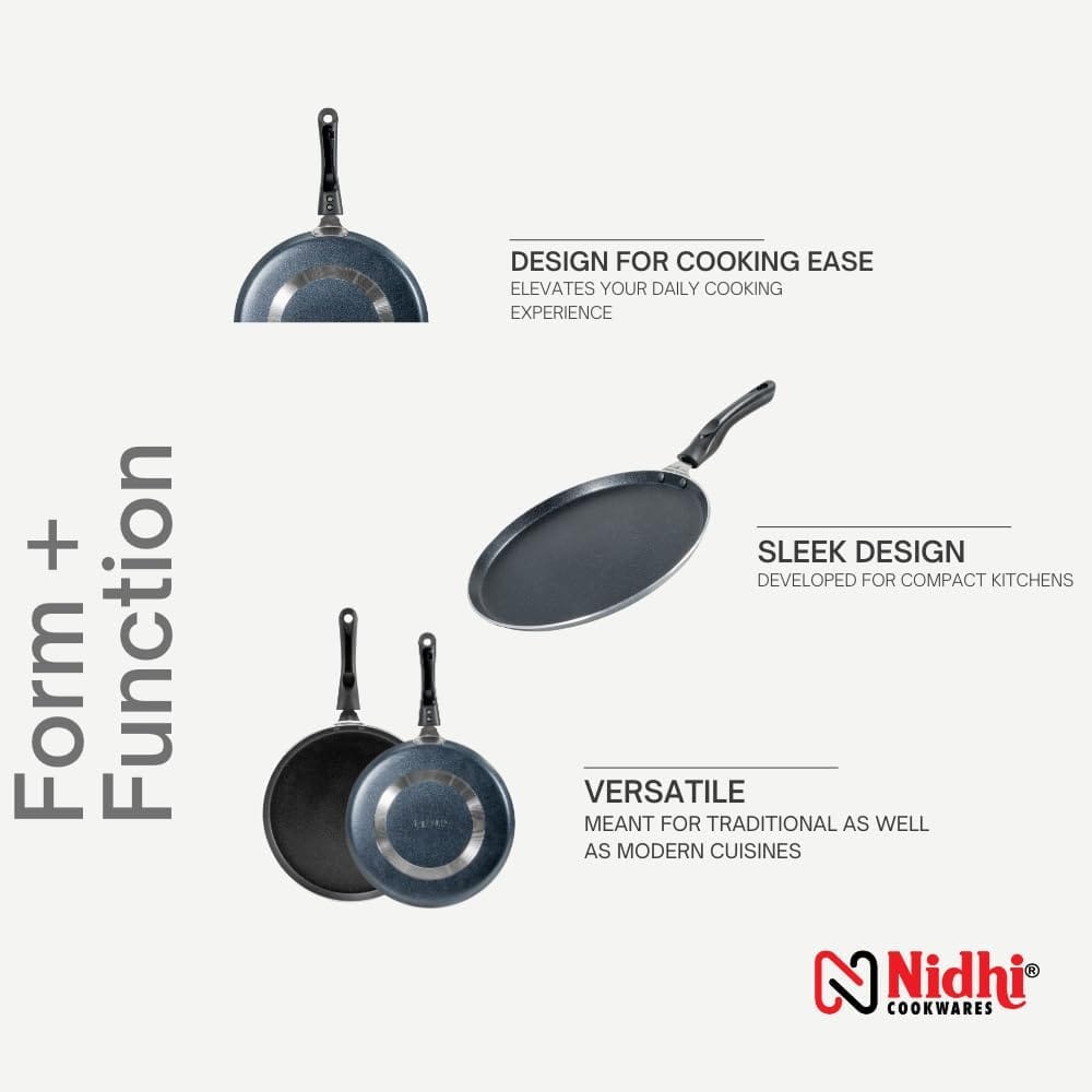 Nidhi Non-Stick Dosa Tawa, 260 Mm, Aluminium
