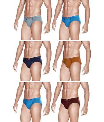 Euro Multi Brief Pack of 6