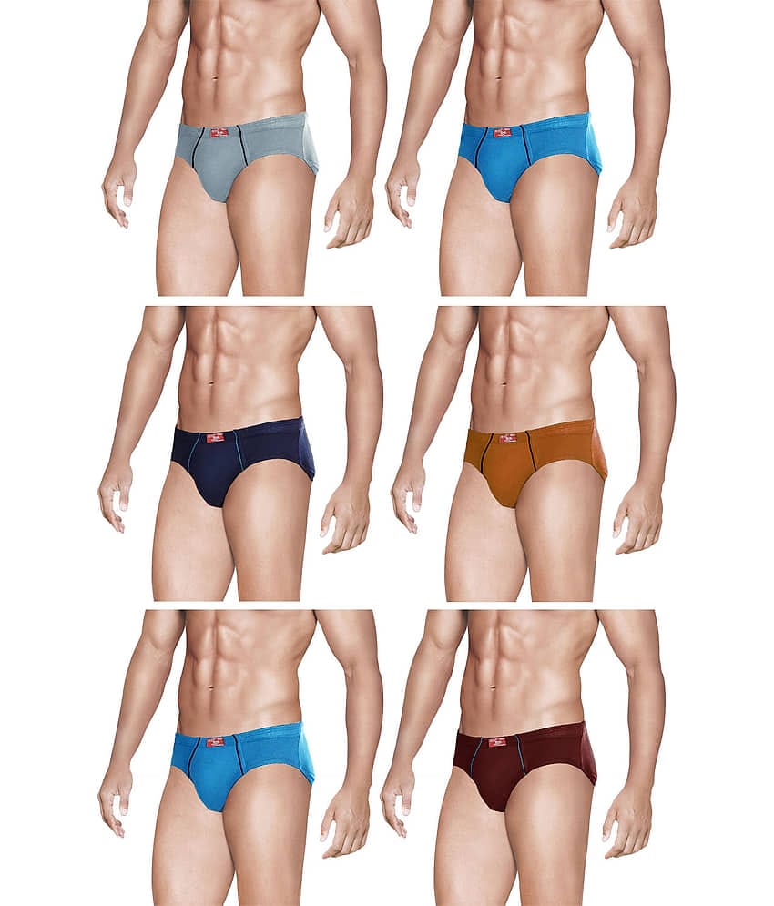 Euro Multi Brief Pack of 6
