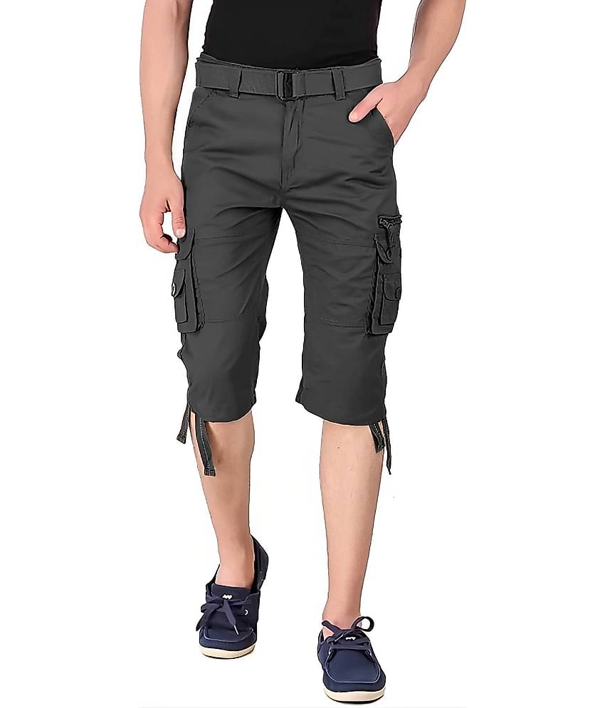 Reoutlook Blue Cotton Blend Men's Three-Fourths ( Pack of 1 )