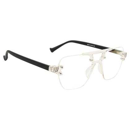 TERRY & CO | Zero Power Blue Cut Eyeglasses | Anti-Glare, UV Protection, Lightweight | For Gaming & Computer Use | Unisex | SHIEN WHITE