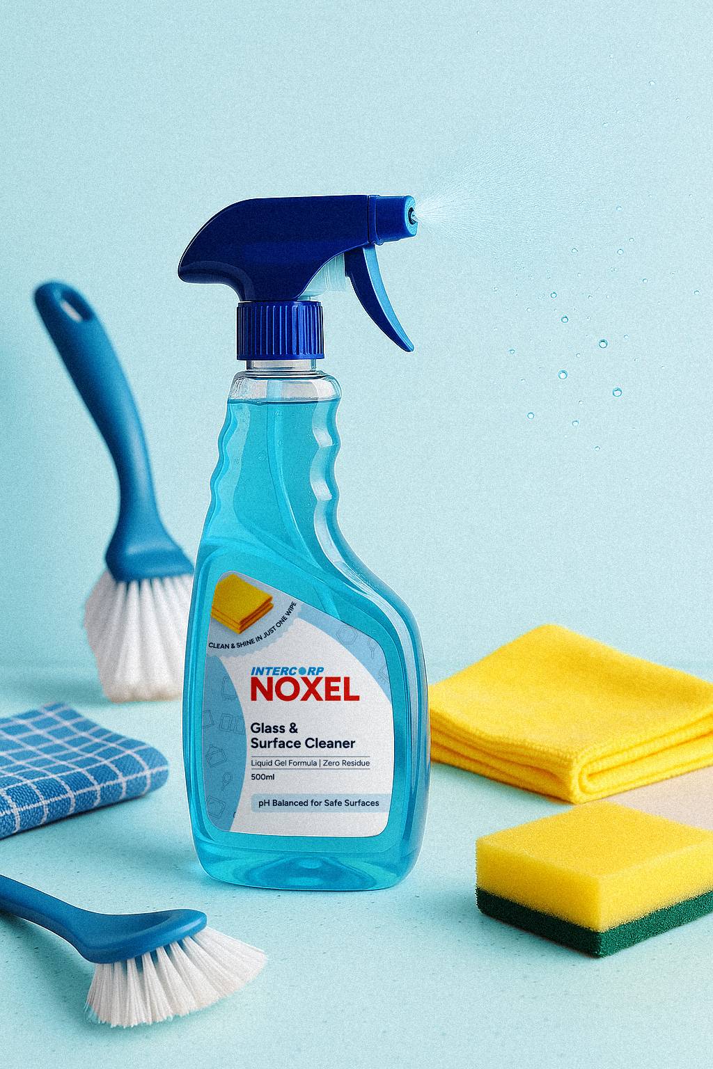 Intercorp Noxel Glass & Surface Cleaner Sprayer - 500ml