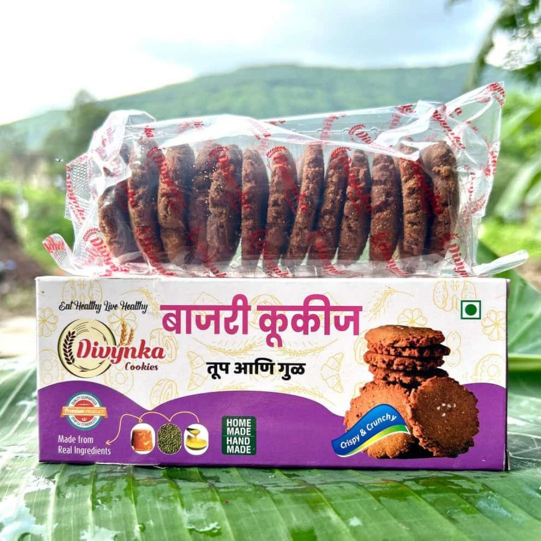 Bajri Cookies  with Ghee & Jaggery