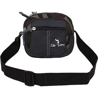 Life Today Grey Men & Women Sling Bag - Medium