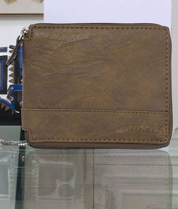 Laurels Leather Brown Casual Regular Wallet