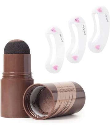 Hair Root Touch-Up Hair Shadow Quick Cover Thinning Hair in Seconds (Black/Brown)