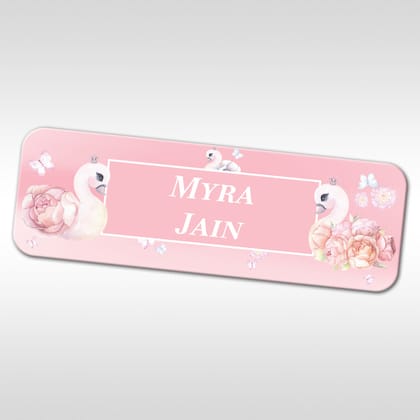 Swan Lake Garden Waterproof Sticker - Set of 40-Pink Watercolor
