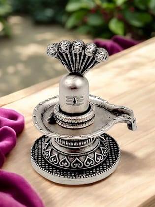 Pure Silver Lord Shivaling