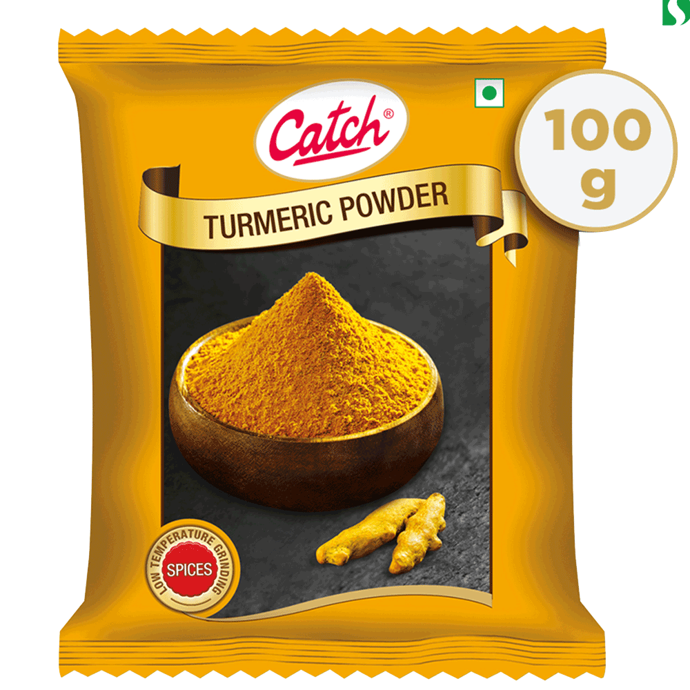 Catch Straight Pouch || Turmeric Powder || Haldi Powder || 100 Grams