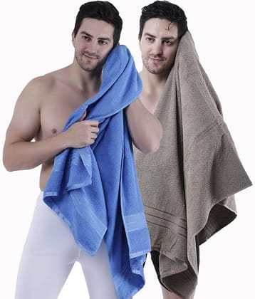 Dollar Cotton Striped 500 -GSM Bath Towel ( Pack of 2 ) - Multicolor