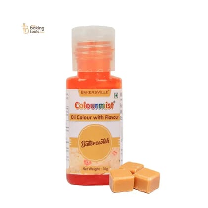 Colourmist Caramel Yellow Oil Colour With Butterscotch Flavour  -  30g