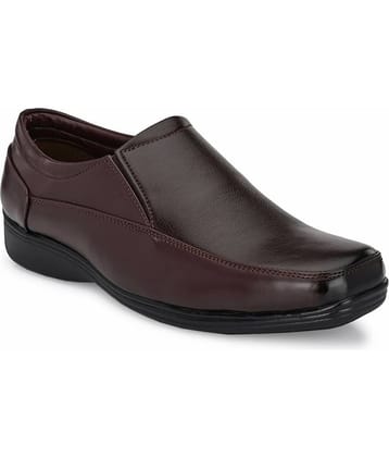 Leeport - Brown Men's Slip On Formal Shoes