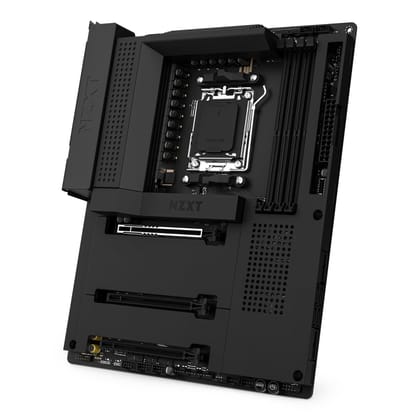 NZXT N7 B650E AMD B650 chipset (Supports AMD 7000 Series CPUs), ATX Gaming Motherboard, Integrated Rear I/O Shield, WiFi 6 connectivity, N7-B65XT-B1, (Black)