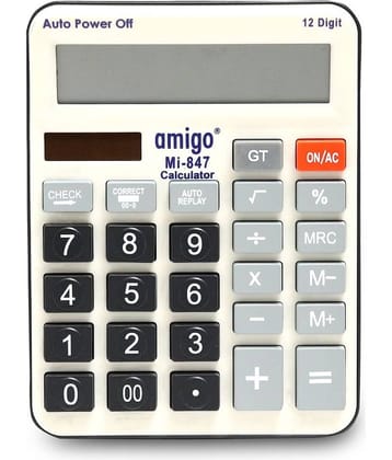 Amigo - 12 Digits Basic Calculator