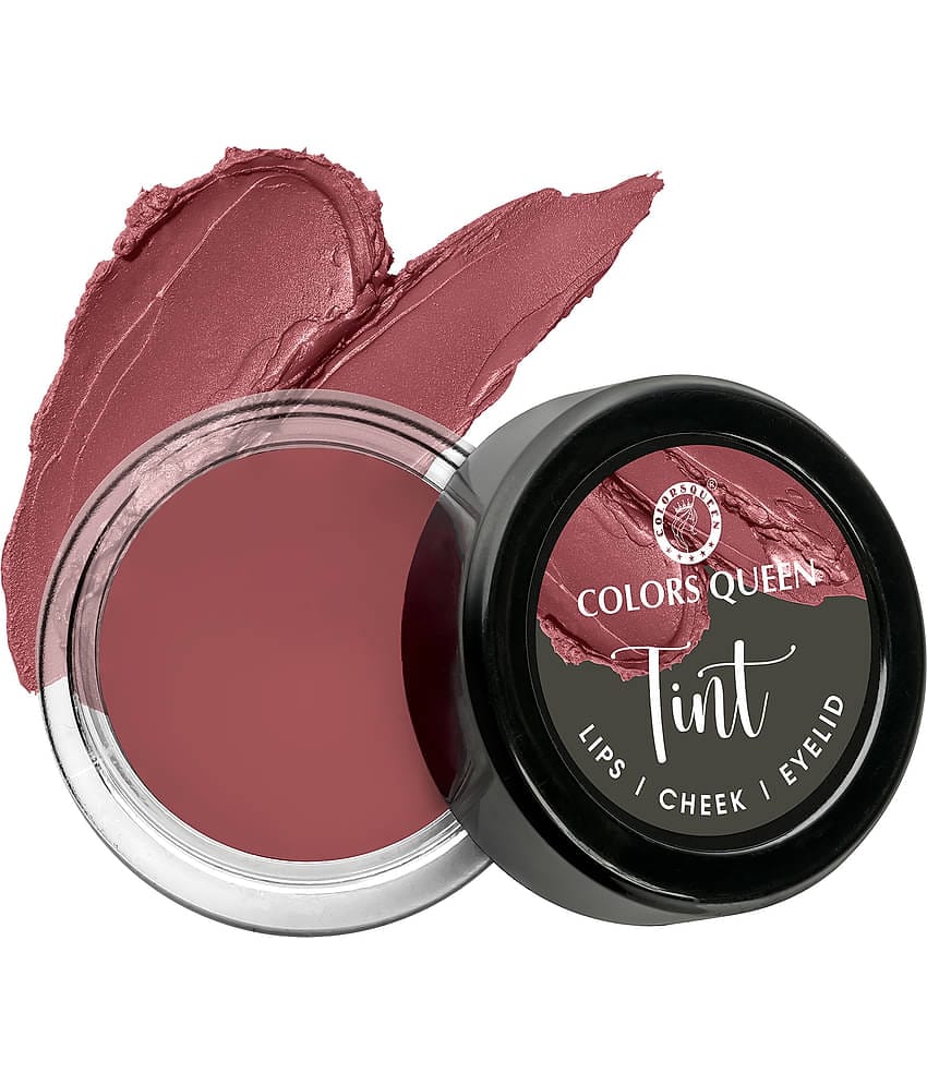 Colors Queen Tint for Cheeks and Lips Matte Lip and Eyelids 8g, (Shade - 02)