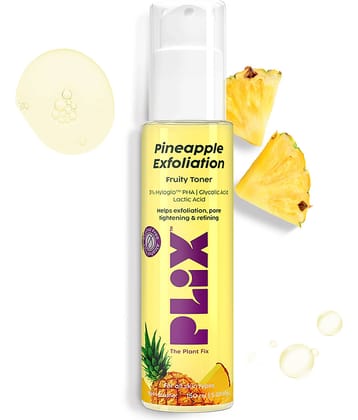 Plix Pineapple PHA 3% Alcohol Free Face Toner for Pore Tightening & Mild Exfoliation unisex(150 ml)