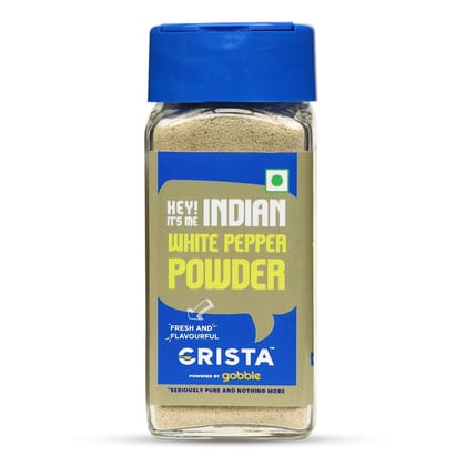 CRISTA Indian White Pepper Powder, 50 gm