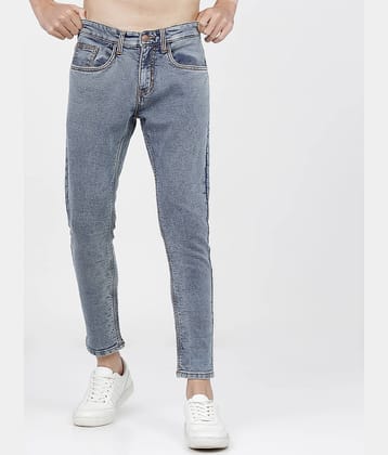 Ketch Slim Fit Washed Men's Jeans - Blue ( Pack of 1 )