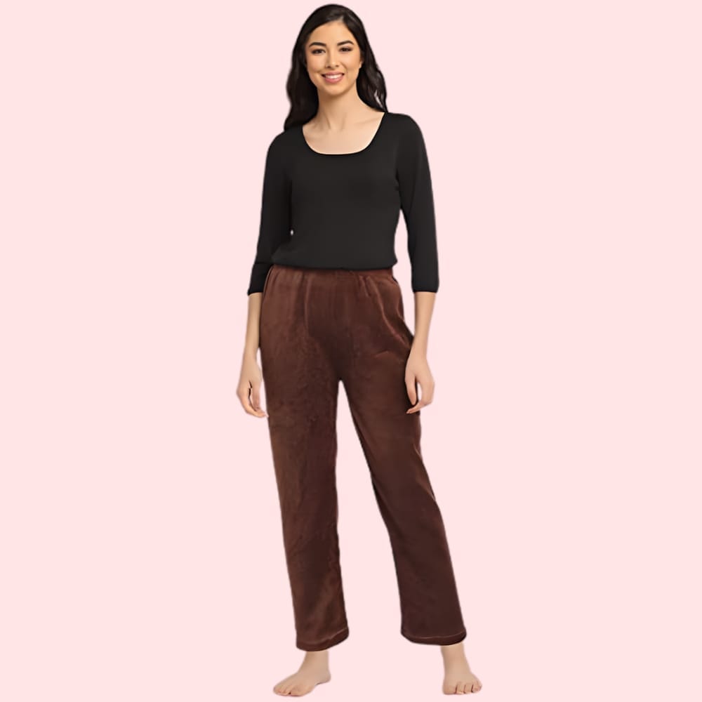 Womens Winter Cozy Warm Soft Fleece Pajama Pack of 2 - Pyjamas | Buy online on ZillyBuy