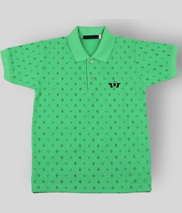 NEUVIN Pack of 1 Boys Cotton T-Shirt ( Green )