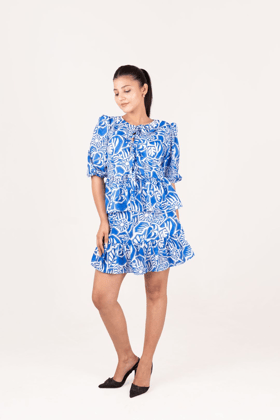 Cotton Printed Skirt-XS