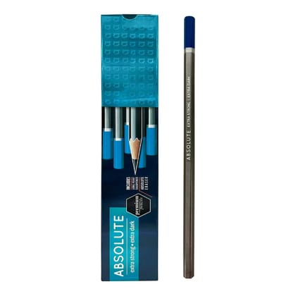 Apasara Absolute Extra Dark Pencils, Soft Lead, Readable Strokes, Hexagonal Shape Pack of 2 Boxes (Total 20 Pencils, 2 Erasers, 2 Sharpeners)