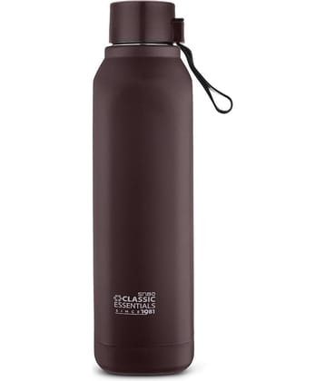 Classic Essentials Spalsh Double Wall Insulated Water Bottle Blue Stainless Steel Water Bottle 700 mL ( Set of 1 )