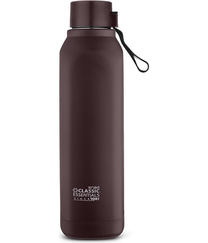 Classic Essentials Spalsh Double Wall Insulated Water Bottle Blue Stainless Steel Water Bottle 700 mL ( Set of 1 )