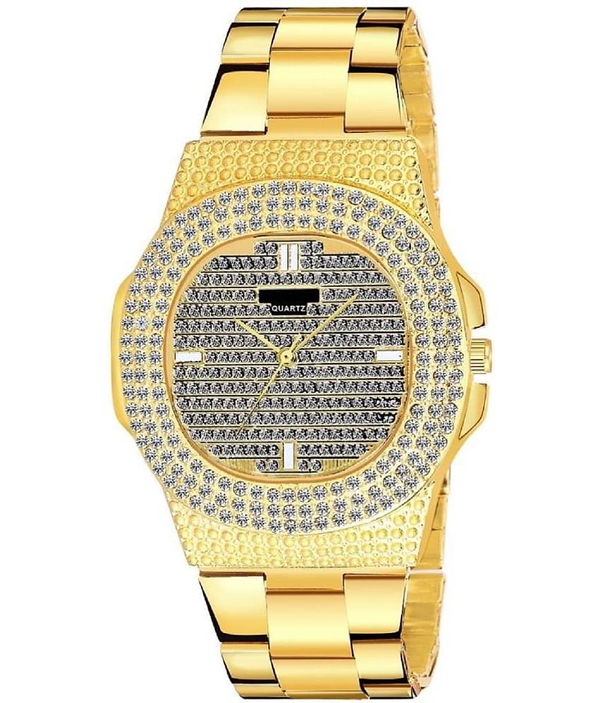 newmen - Gold Stainless Steel Analog Men's Watch