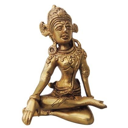 Brass Indra Dev Decorative Statue, Height : 1.5 Inch (BSMAS1317 C)