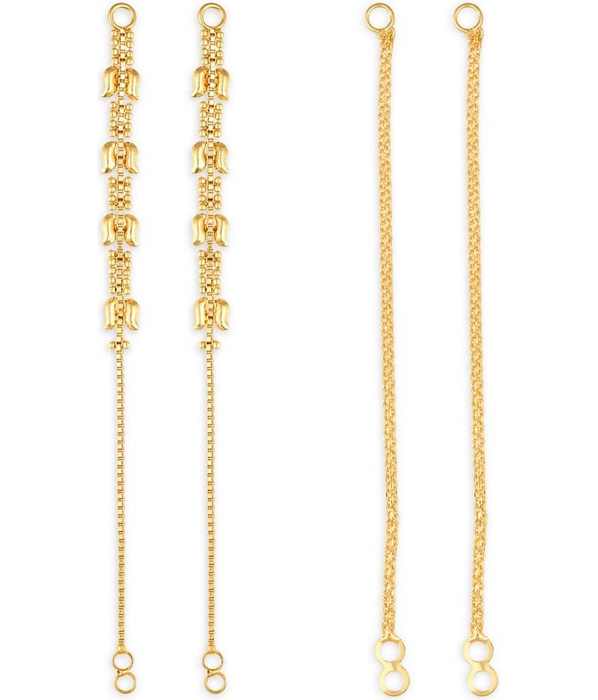 1gram gold Plated Kanchain Ear chain earcuff Ear to Ear Combo for Women & Girls
