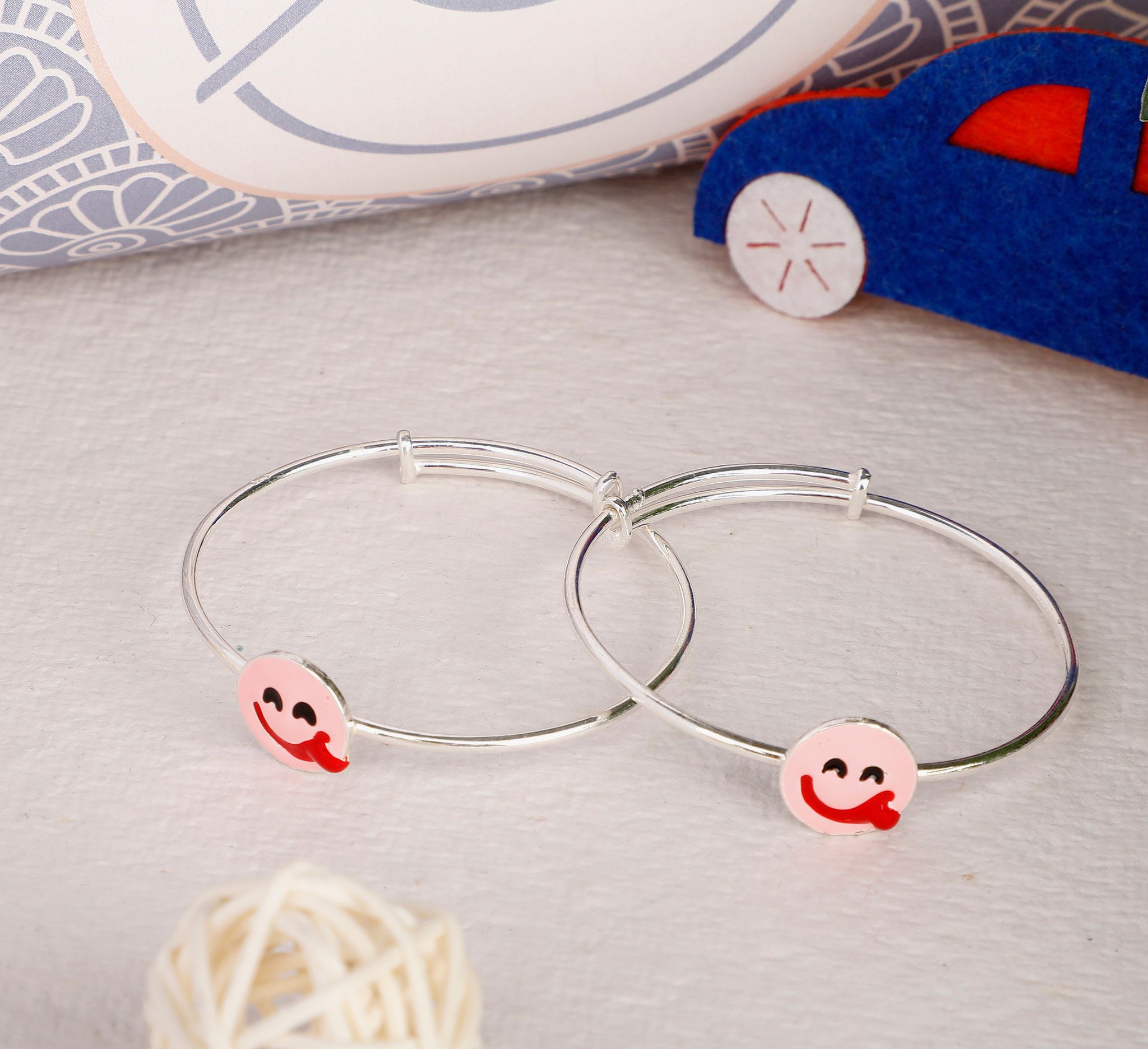 Naughty Smiley Baby Bangles