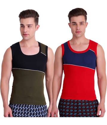 TT Pack of 2 Cotton Blend For Men ( Green )