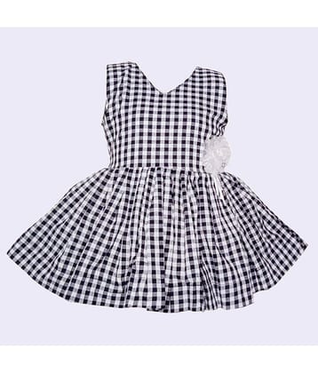 harshvardhanmart.com Cotton A-line Dress For Girls ( Pack of 1 , Black )