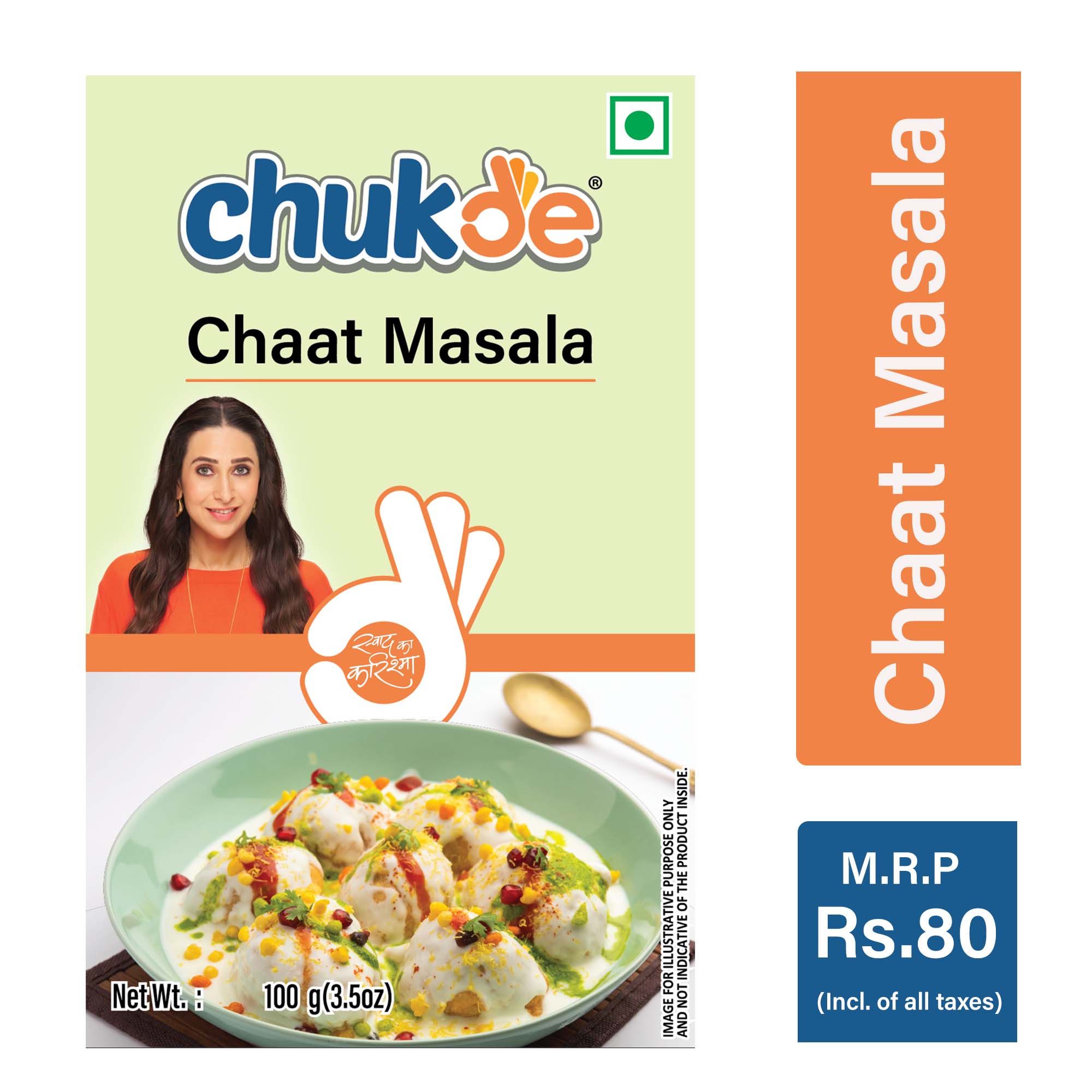 Chukde Spices Chaat Masala, Powder 100G