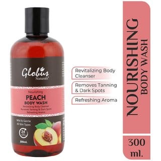 Globus Naturals Peach Body Wash, 300ml