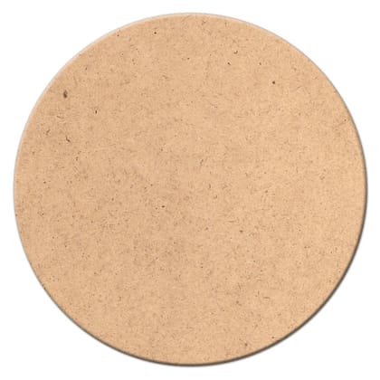 Art Wooden Plain Mdf Base Round (Choose Size)-8"