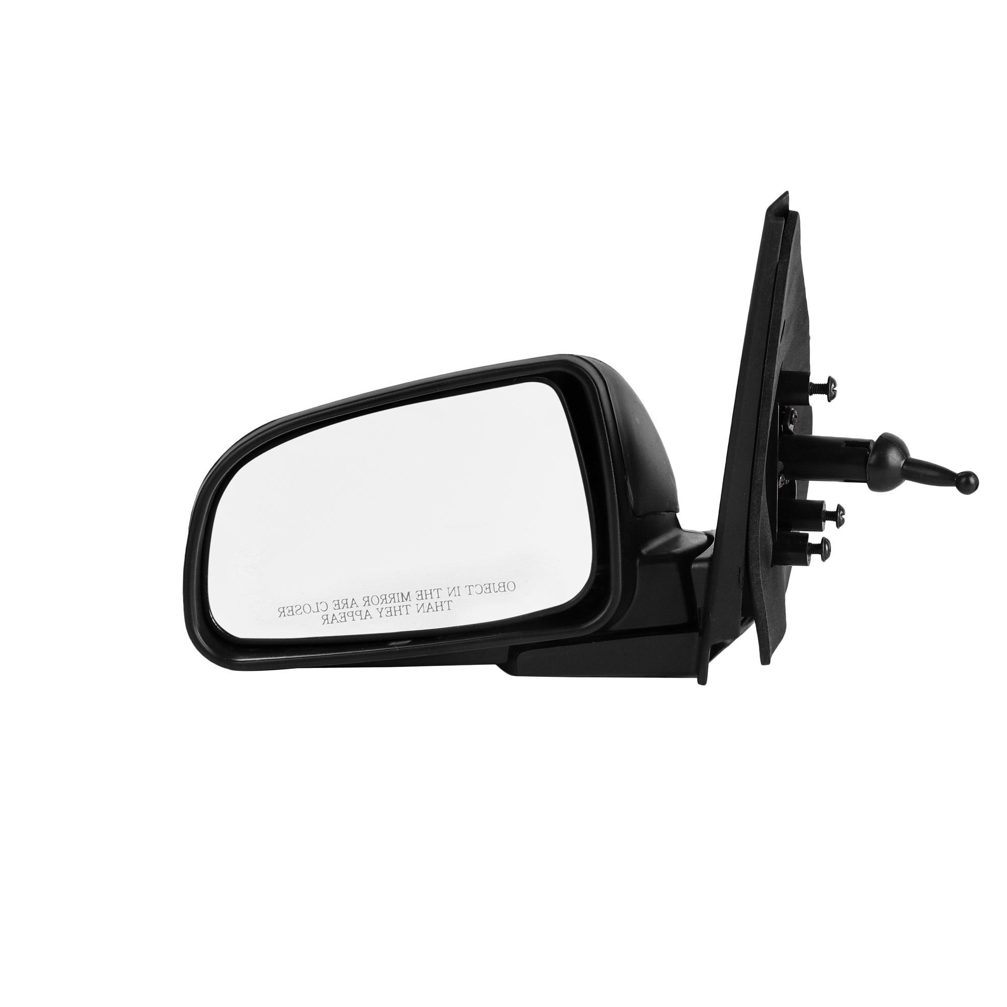 RMC Car Side View Mirror Suitable For Aveo with Lever (2009-2012) (Black) | Manual | Non Auto Fold (LEFT SIDE (PASSENGER SIDE))
