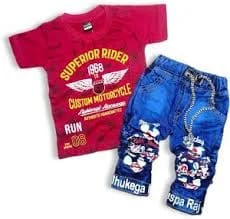 Kids Graphic T Shirts and Shorts Set