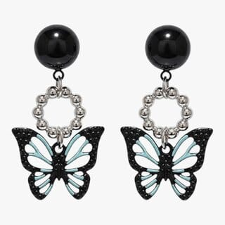 Acrylic Korean Style Butterfly Earrings
