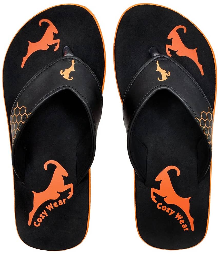Cozy Wear - Orange Men's Daily Slipper